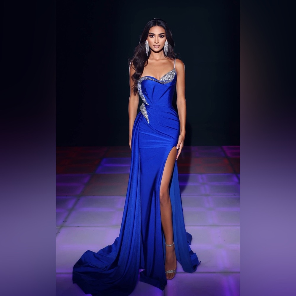 Portia and Scarlett Royal Blue Prom Dress